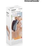 Elektrische handmassageapparaat InnovaGoods | Klopmassage apparaat met 3 massageopties en 3 accessoires | Massageapparaat | Klopmassage stick