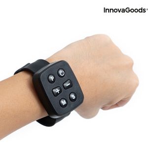 InnovaGoods | Opvouwbare wandel- en hardloopband met luidspreker en Foljog afstandsbediening armband | Zwart en rood