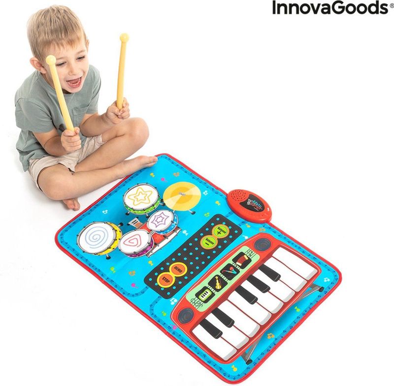 InnovaGoods - Muziekmat Beats'n'Tunes - Multicolor - 2-in-1 Design