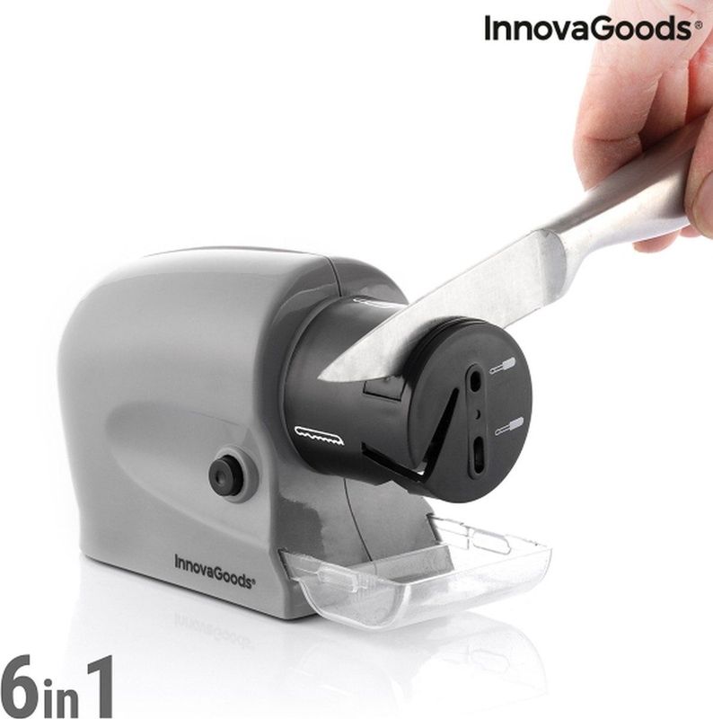 6-in-1 Elektrische Multifunctionele Messenslijper Esharp InnovaGoods