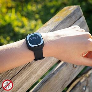 InnovaGoods Ultrasone muggenwerende armband, kleur zwart