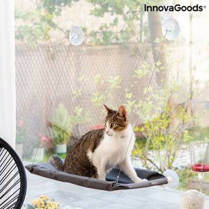 InnovaGoods | Hangmat voor katten Catlax, grijs