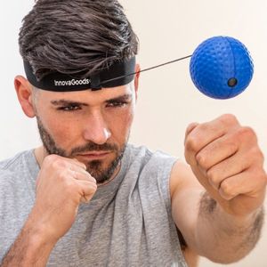 InnovaGoods® Trainings- en Reflexballenset Balxing, verbetert coördinatie en behendigheid, compact en lichtgewicht ontwerp, ideaal voor sport.