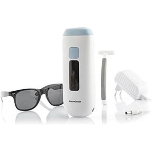 InnovaGoods - IPL Epilator voor Permanente Haarverwijdering, 5 Intensiteitsniveaus, Pijnloos en Veilig, Inclusief Accessoires, Geschikt voor Alle Lichaamsdelen, Blauw, Wit