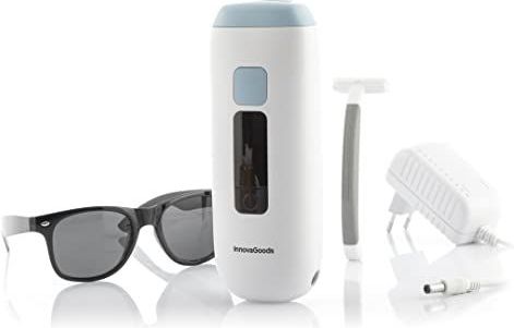 InnovaGoods® IPL-ontharingsapparaat met Ipylator-accessoires, verwijdert permanent haar, met 5 intensiteitsniveaus, ideaal voor thuis.