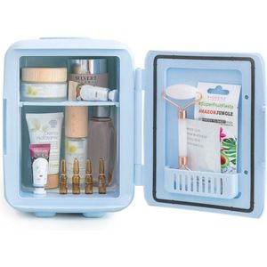 Mini-koelkast voor cosmetica - lichtblauw