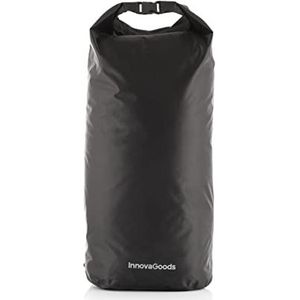 InnovaGoods Dryhux Waterdichte sporttas, 20 liter, zwart, waterdichte tassen voor watersport, zwart., Waterdichte zakken voor watersport