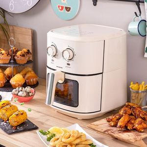 Airfryers 6,5l | hetelucht friteuse | witte airfryer InnovaGoods