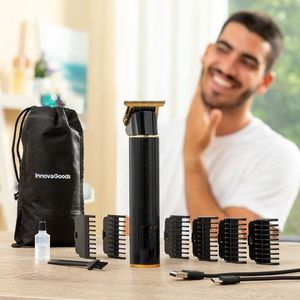 Professioneller, wiederaufladbarer Haarschneider mit Aufsätzen InnovaGoods Triher