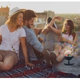 InnovaGoods - Oplaadbare LED Projector - Multicolor - Draagbaar - Zwart