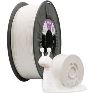 WINKLE PLA-filament HD Gletsjerwit, 1,75 mm, 1 kg, compatibel met alle 3D-printers, maatnauwkeurigheid, biologisch afbreekbaar, gemaakt in Spanje
