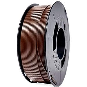 WINKLE PLA HD filament 1,75 mm ebbenhout bruin voor 3D-printen, PLA-spoel 1 kg, filament voor 3D-printers, 3D-printmaterialen in filament, maatnauwkeurigheid +/- 0,05 mm, gemakkelijk te printen