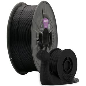 Winkle PLA Filament | Pla 2,85 mm | filamentdruk | 3D-printer | kleur Jet Black | spoel 1000 g