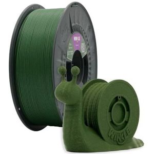 Winkle 8435532914310 PLA Glow Army Filament Pla 1,75 mm filamentdruk 3D-printer 3D-filament kleur groen met deeltjes spoel 1000 g
