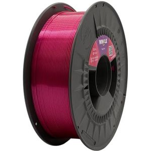 Winkle Zijde PLA filament robijnroze | PLA 1,75 mm | printfilament | 3D-printer | 3D-filament | kleur robijnroze | spoel 1000 g