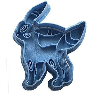 Cuticuter Umbreon Pokémon koekjessnijder, 8 x 7 x 1,5 cm, blauw