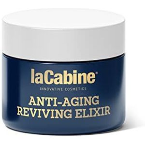 laCabine Anti-Aging Reviving Elixir Cream – Rejuvenating Face Cream for Mature Skin with Snow Algae, Daisy Extract and Prebiotics – Reduces Wrinkles, Evens Skin Tone, Boosts Radiance