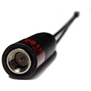 Jetfon DB-19SM draagbare dual-band antenne VHF/UHF (flexibel, voor Walkie, SMA-stekker, 10W, 22cm), zwart