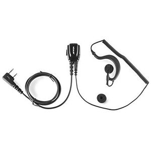 JETFON Kenwood Ergonomische micro-hoofdtelefoon, 2 pinnen + hoofdtelefoonhaak