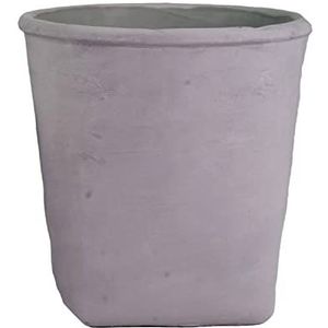CIAL LAMA Bloempot van onregelmatig cement, grijs, plantenpot, 24 cm