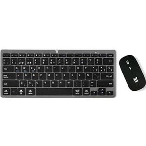 Maillon Technologique MTKEYBOARDGRAY toetsenbord Inclusief muis Bluetooth Grijs