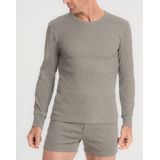 Abanderado 1 x thermo-T-shirt met korte mouwen, voor de winter, Grijs, L