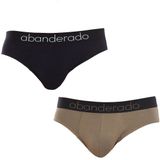 Abanderado - Asa0c7l - Bamboe Slips - Grijs-Granaat - 2 Eenheden