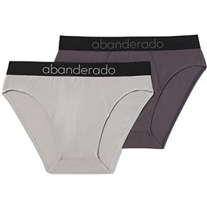 ABANDERADO Sensitive Herenslips, 2 stuks, donkergrijs