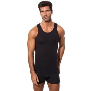 Abanderado - Mouwloos Basislaag - Zwart - Katoen 95%