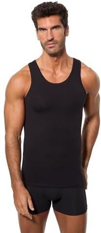 Abanderado - Mouwloos Basislaag - Zwart - Katoen 95%