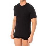 Heren-T-shirt met korte mouwen en ronde hals A0DGP. Dagelijks comfort en stijl.