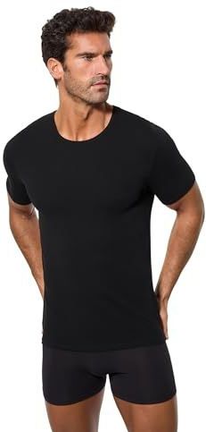 Heren-T-shirt met korte mouwen en ronde hals A0DGP. Dagelijks comfort en stijl.