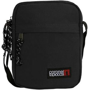 Coronel Tapiocca Bolso Para Hombre Bolso Bandolera Coronel Tapiocca Casual Bolsillos Y Cremallera Urban schoudertas voor heren (1 stuk), zwart., Schouderriem