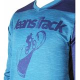 Jeanstrack Bike beer Enduro T-shirt Met 3 4 Mouw Blauw L Man