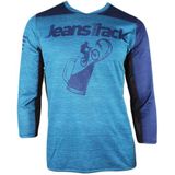 Jeanstrack Bike beer Enduro T-shirt Met 3 4 Mouw Blauw L Man