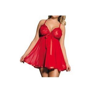 Subblime Babydolls Subblime Babydoll met kant en glitter, 100 g