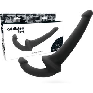 ADDICTED TOYS | Addicted Toys Strapless Strapon Black | Double Dildo | Sex Toy for Women