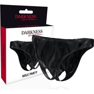 Darkness Sensations Darkness panty met opening, uniseks, 300 g