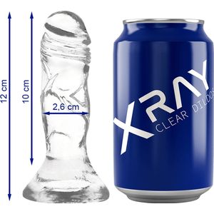 X RAY | Xray Clear Cock 12cm X 2.6cm | Realistic Dildo | Sex Toy for Couples | Dildo | Sex Toy for Woman