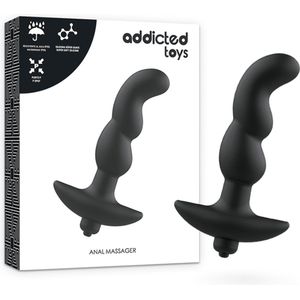 ADDICTED TOYS | Addicted Toys Anal Massager With Vibration Black | Prostate Massager | Anal Vibrator | Vibrator | Sex Toy for Man | Sex Toy for Couple