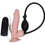 INFLATABLE AND VIBRATING REALISTIC DILDO