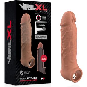 Virilxl V9 - Penis Extender - Extra Comfort - 40% Extra Lengte - 33% Extra Breedte - Siliconen