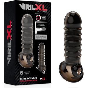 VIRILXL | Virilxl Penis Extender Extra Comfort Sleeve V15 Black | Penis Sleeve | Sex Toy voor Koppels | Penis Extender | Sex Toy voor Mannen