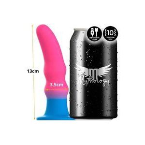 Mythology Kuno Utopia - Dildo - Vibrerend - Fantasy - 13.5 X 3.5cm - Roze/blauw