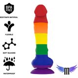Dildo "Corey Pride" mit Saugnapf