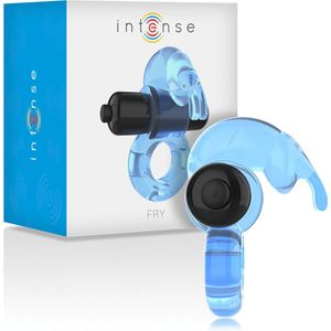 INTENSE COUPLES TOYS | Intense Toys - Fry Vibrating Cock Ring Blue | Sex Toys voor Mannen | Cock Ring | Sex Toy for Couples