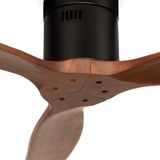 CREATE - WIND CALM - Plafondventilator - Zwart - 40W silent Ø132 cm - Met Afstandsbediening - 6 Snelheden - Timer - Zomer/Winter functie