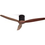 CREATE - WIND CALM - Plafondventilator - Zwart - 40W silent Ø132 cm - Met Afstandsbediening - 6 Snelheden - Timer - Zomer/Winter functie