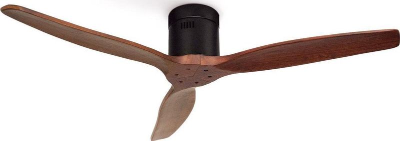 CREATE - WIND CALM - Plafondventilator - Zwart - 40W silent Ø132 cm - Met Afstandsbediening - 6 Snelheden - Timer - Zomer/Winter functie