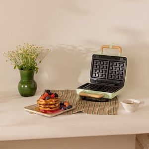 CREATE/STONE 3 IN 1 / Tosti-ijzer, grill en wafels maker Pastelgroen/Met verwisselbare platen